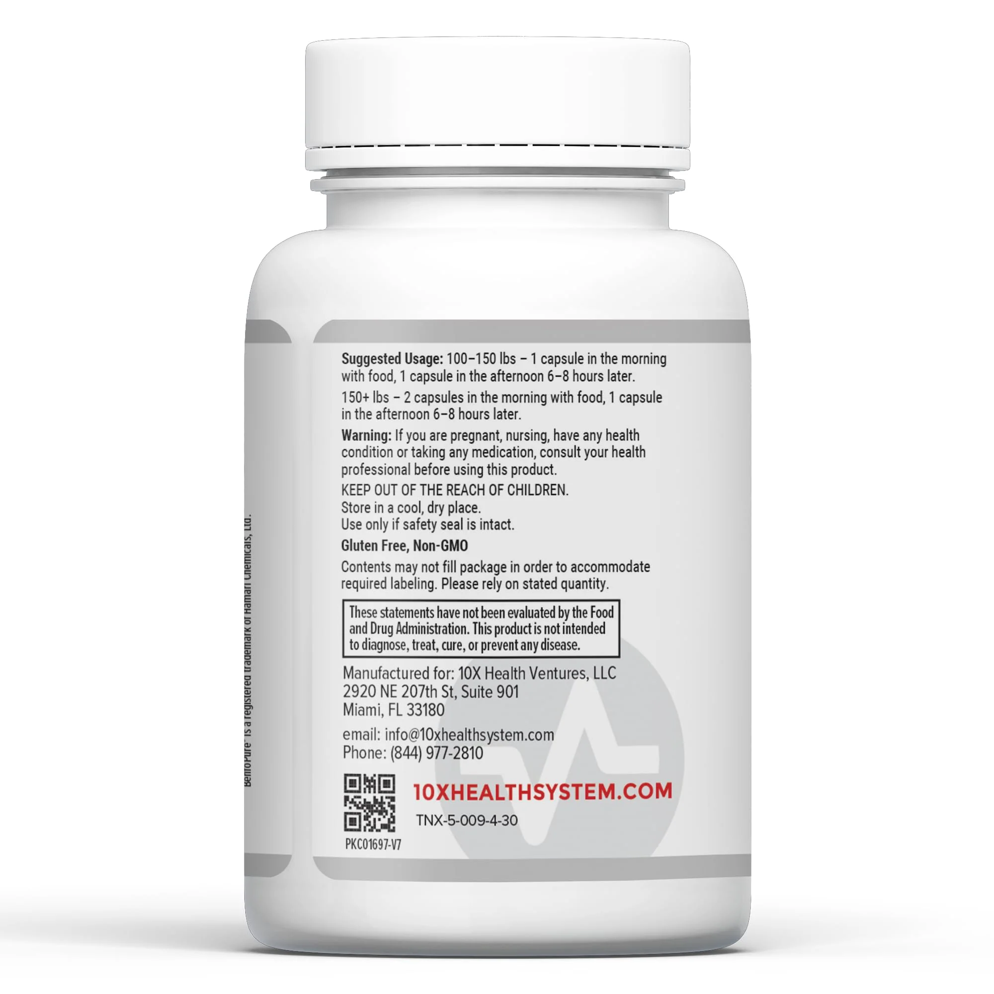 10X Health Optimize Methylated Multivitamin for Men - 90 Capsules, 34 in 1 Formula with 800 mcg of Vitamin B12, 5-MTHF, NAC - Methyl B Complex - Image 2