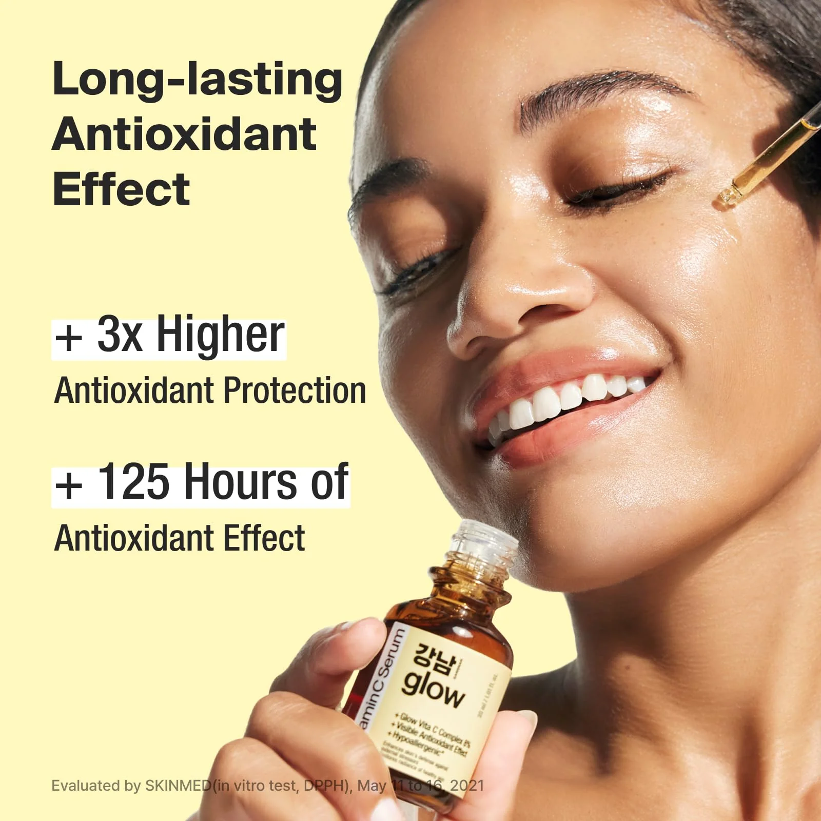 125 Hours Antioxidant Serum with Pure Vitamin C & Ferulic Acid | Korean Glass Skin Products | Vitamin C Face Serum | Korean Skin Care - 1.01fl oz (30ml) - Image 8