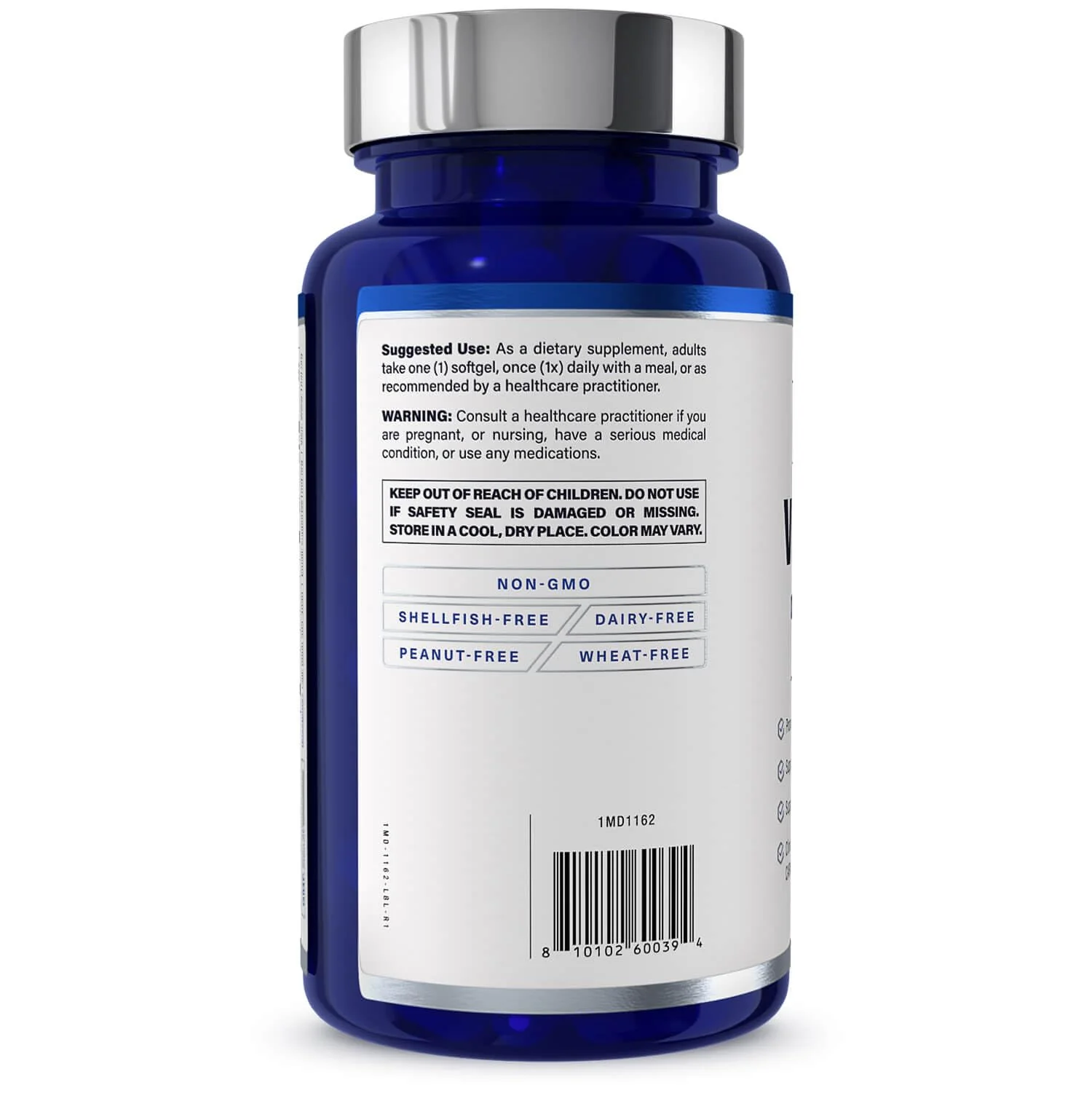 1MD Nutrition VisionMD Eye Vitamin CARMIS - Eye Supplement for Adults - with OptiLut Lutein & Zeaxanthin - Supports Vision Health Care, Everyday Eye Strain, & Occasional Dry Eye - 30 Softgels - Image 4