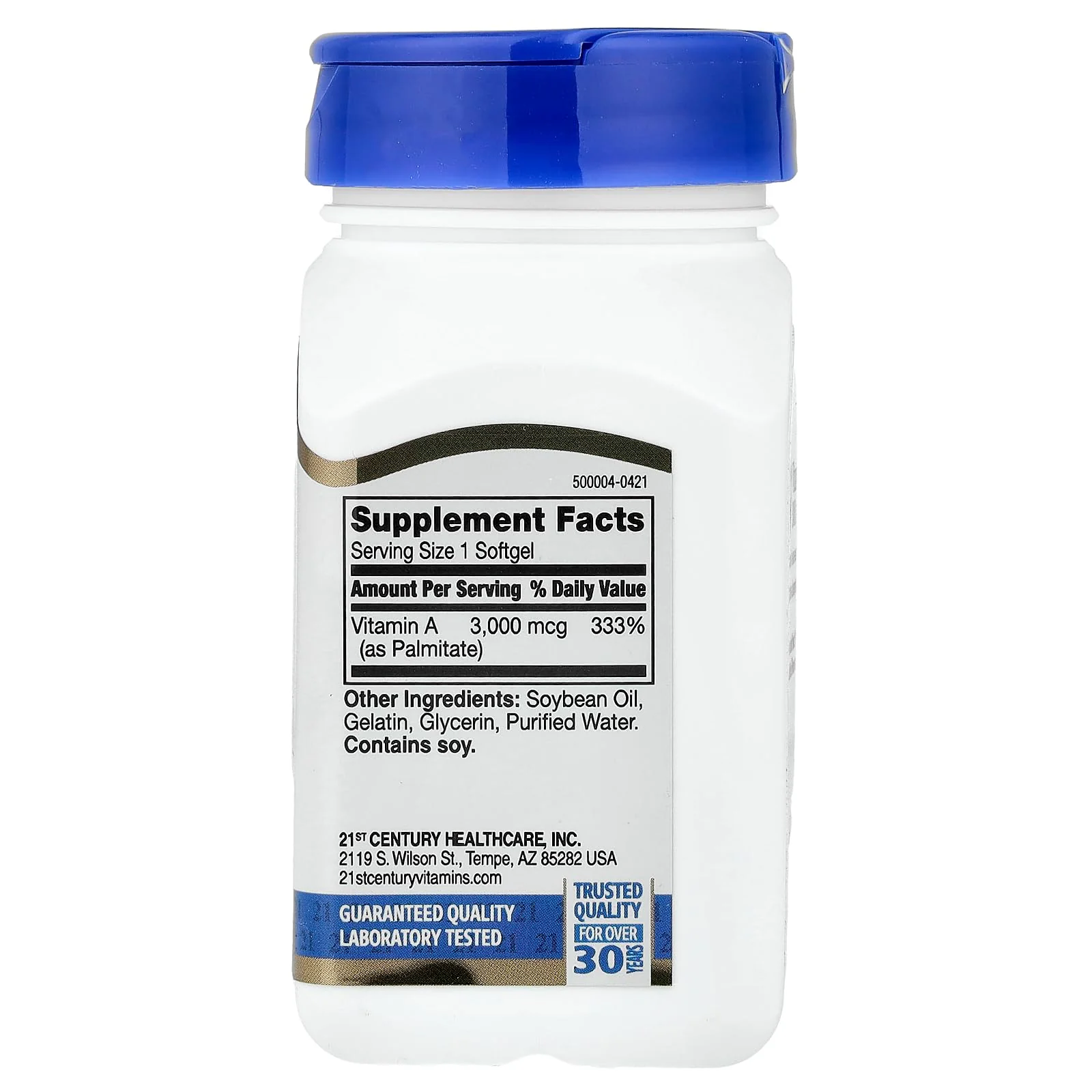 21st Century A 10, 000 I.U. Softgels, 110 Count - Image 4