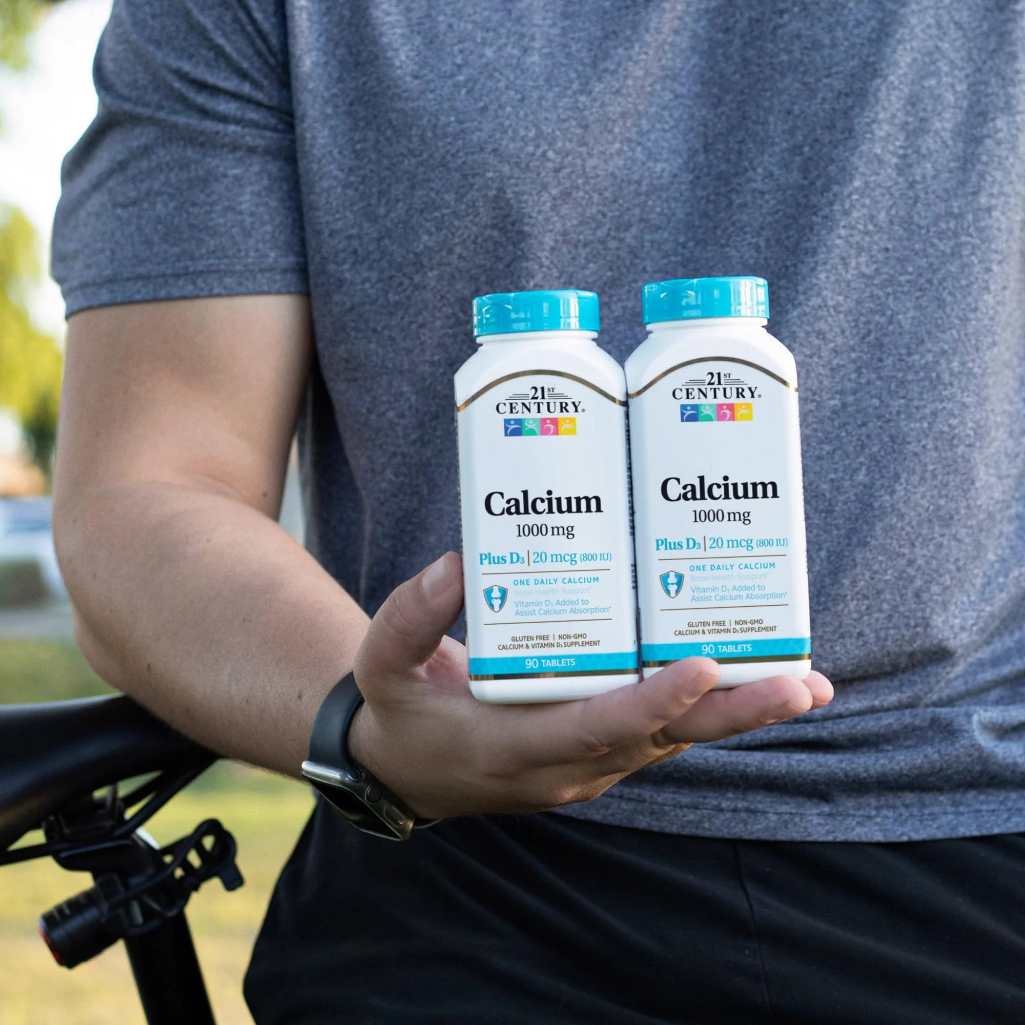 21st Century Calcium Plus D Tablets, 1000 mg, 90 Count - Image 6