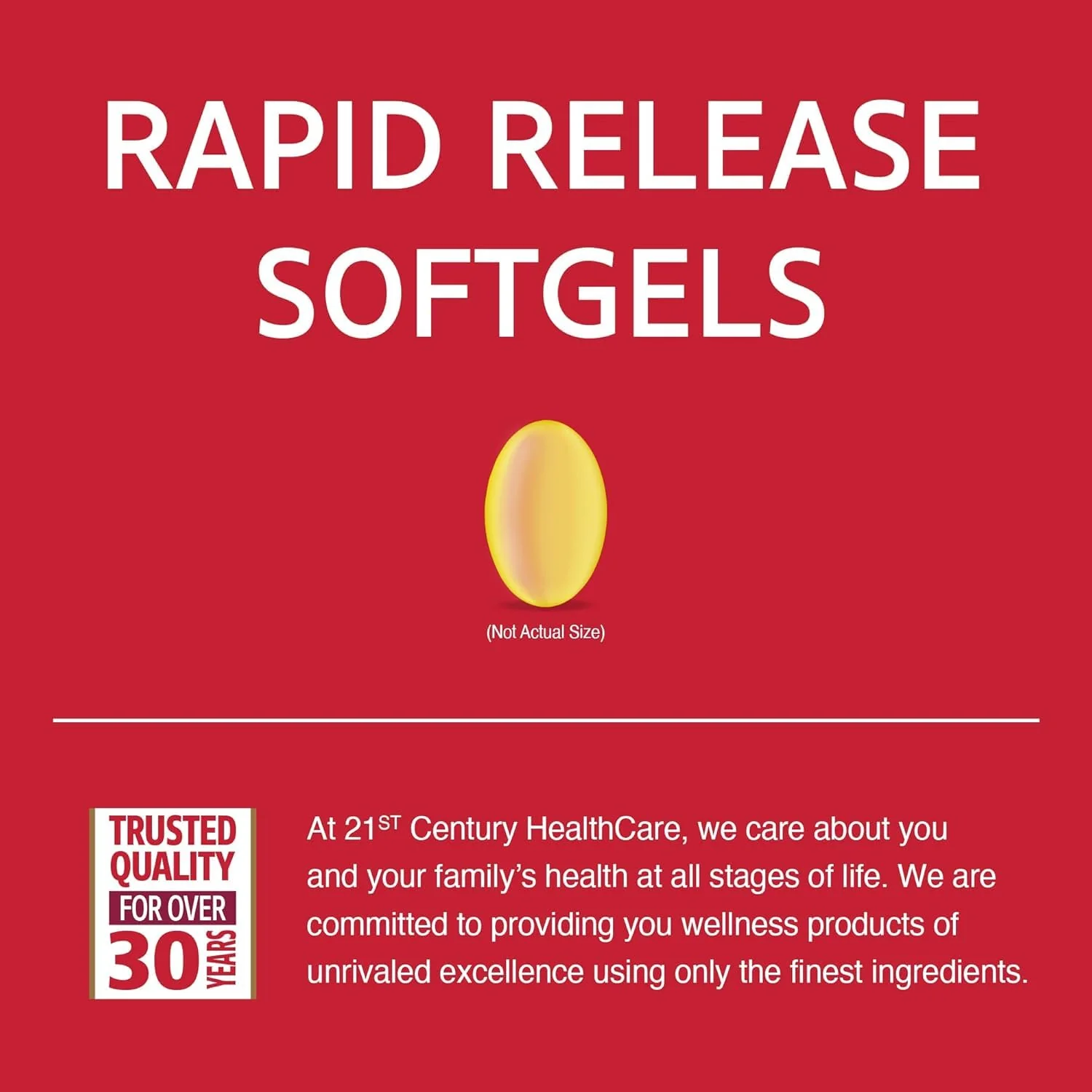 21st Century D3 2000 IU Softgels, 250 Count - Image 2