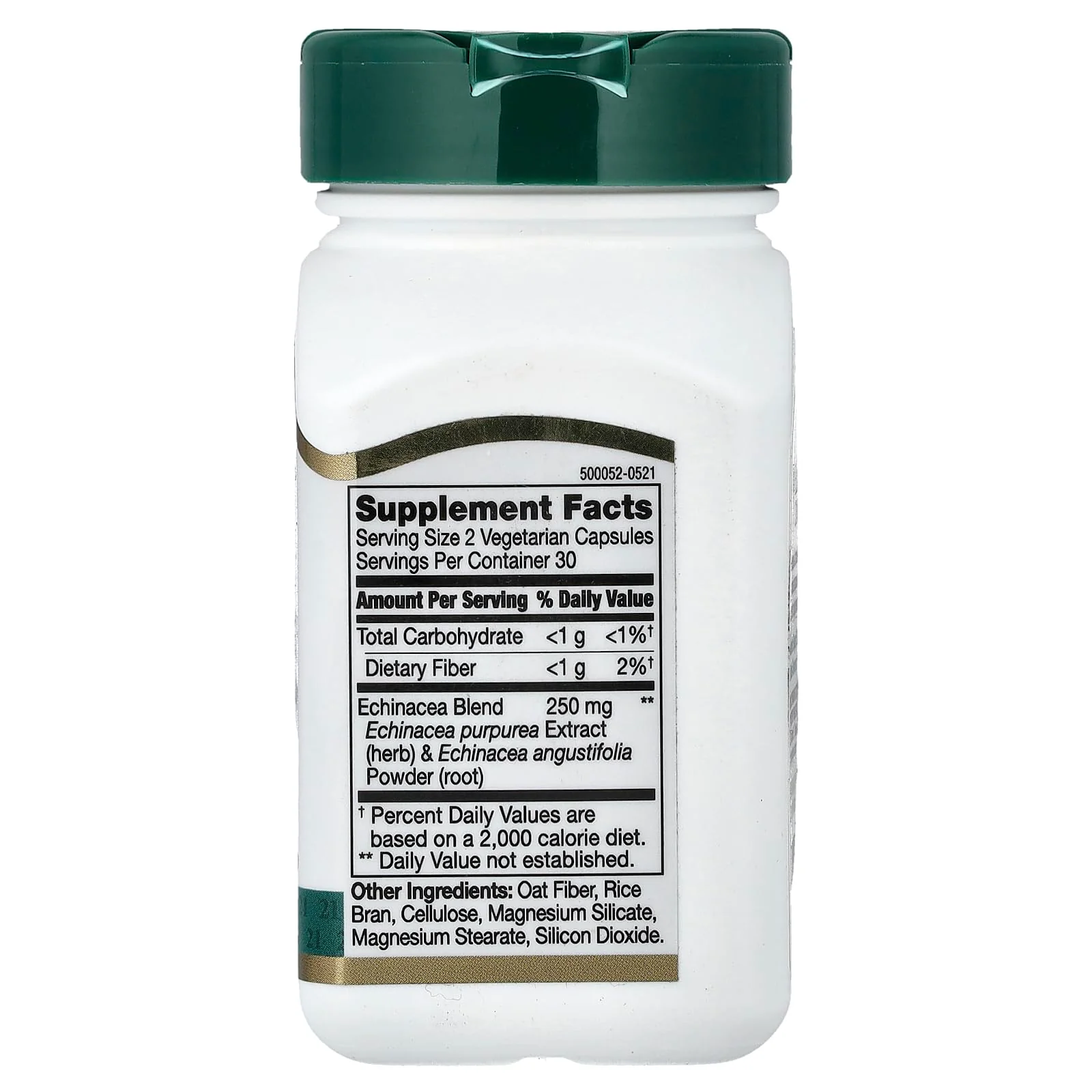 21st Century Echinacea Extract Veg Capsules, 60 Count - Image 3