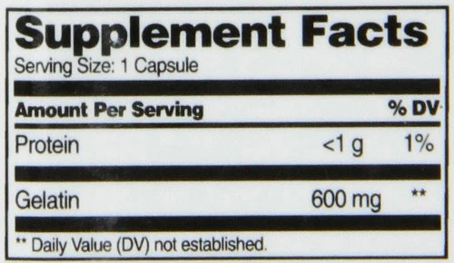 21st Century Gelatin 600mg, 100 Capsules - Image 3