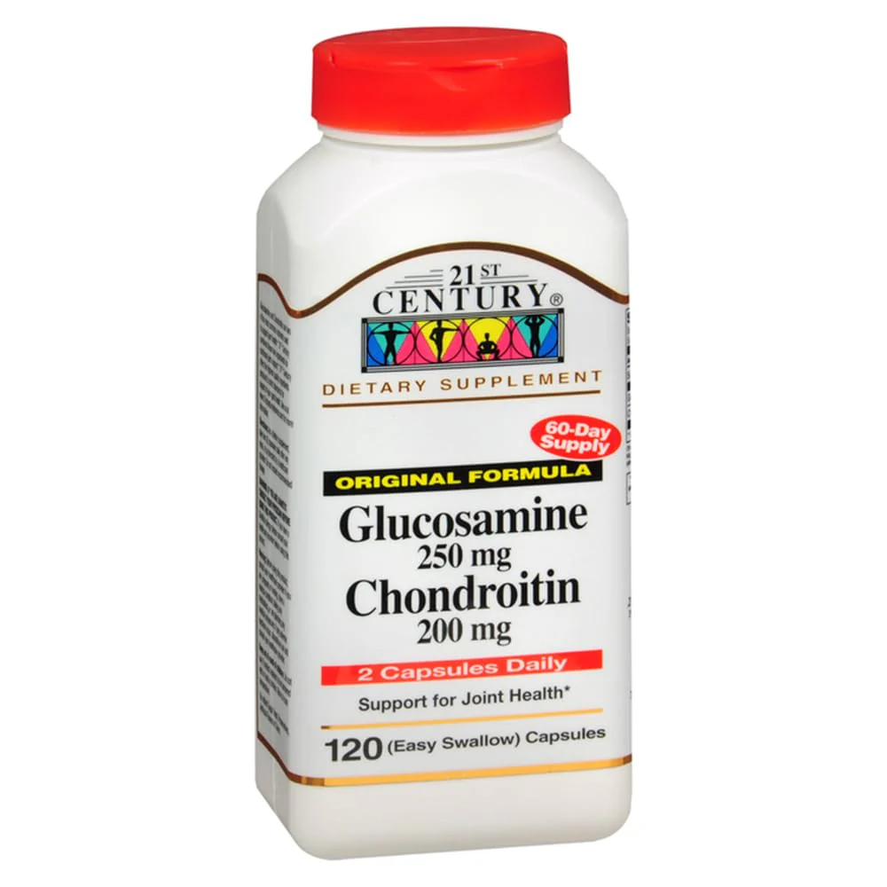 21st Century Glucosamine 250 mg and Chondroitin 200 mg Capsules, 120 Count - Image 8