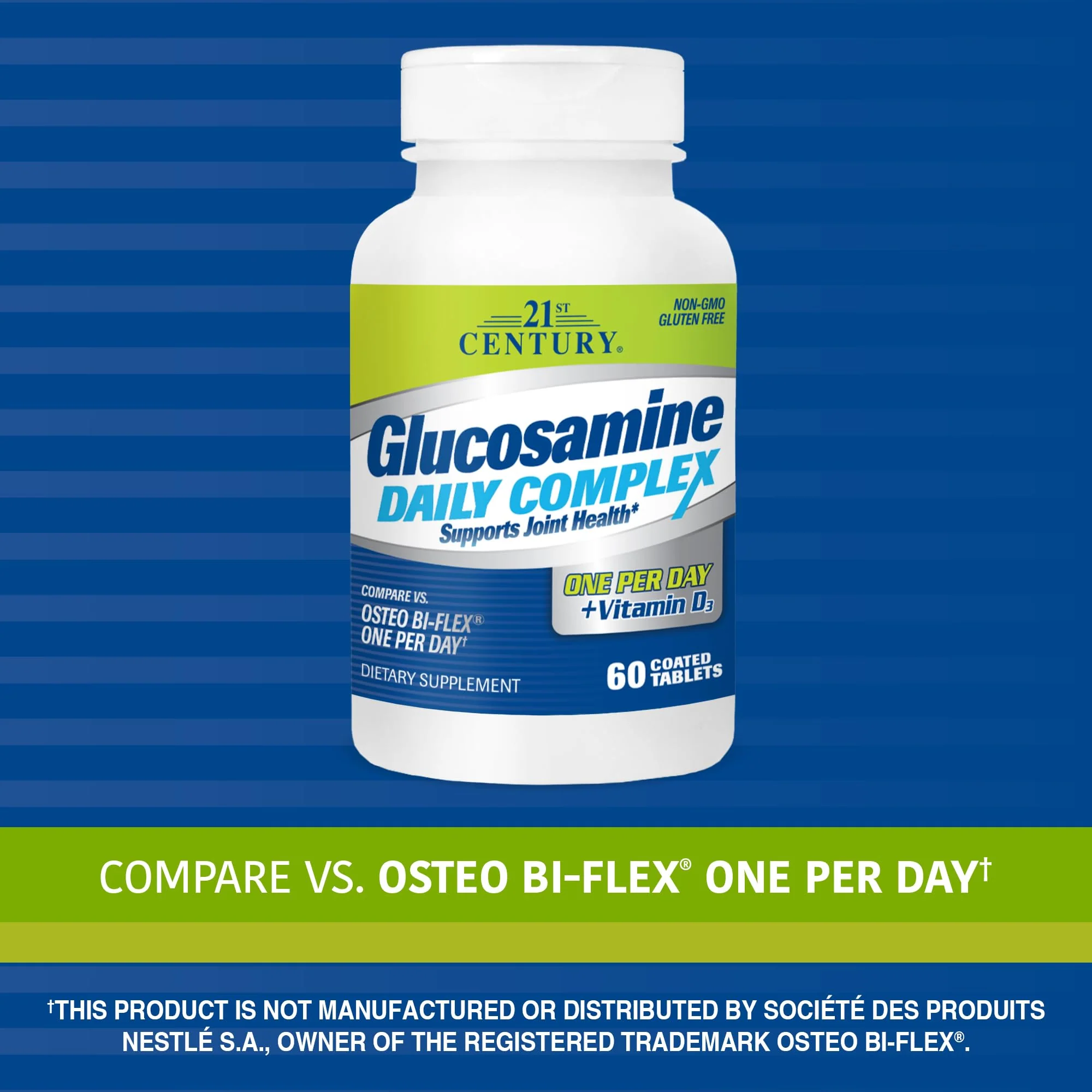 21st Century Glucosamine Daily Complex Plus D Tablets, 60 Count (27708) - Image 6