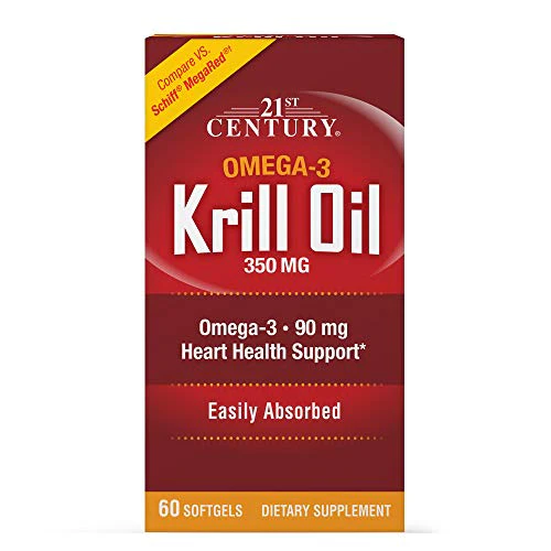 21st Century Krill Oil, 350 mg, 60 Softgels - Image 4