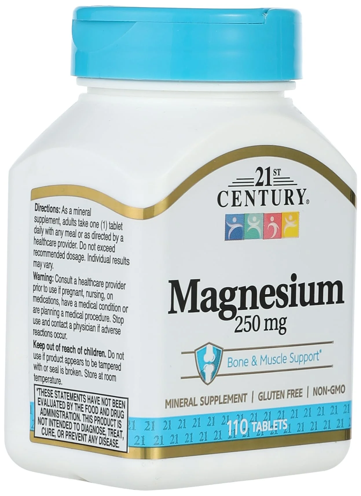 21st Century Magnesium, 250 mg, 110 Tablets - Image 8