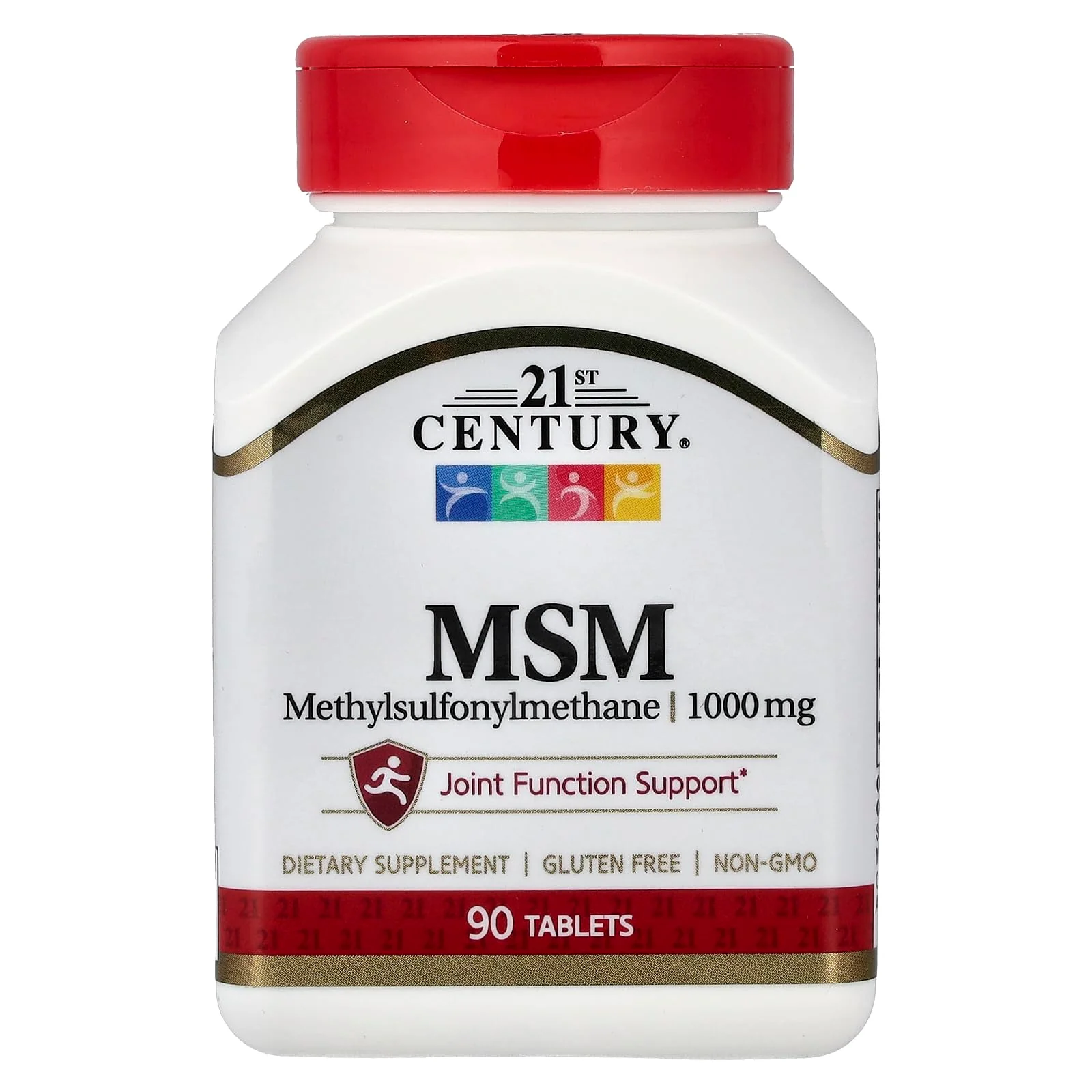 21st Century MSM, 1,000 mg, 90 Tablets