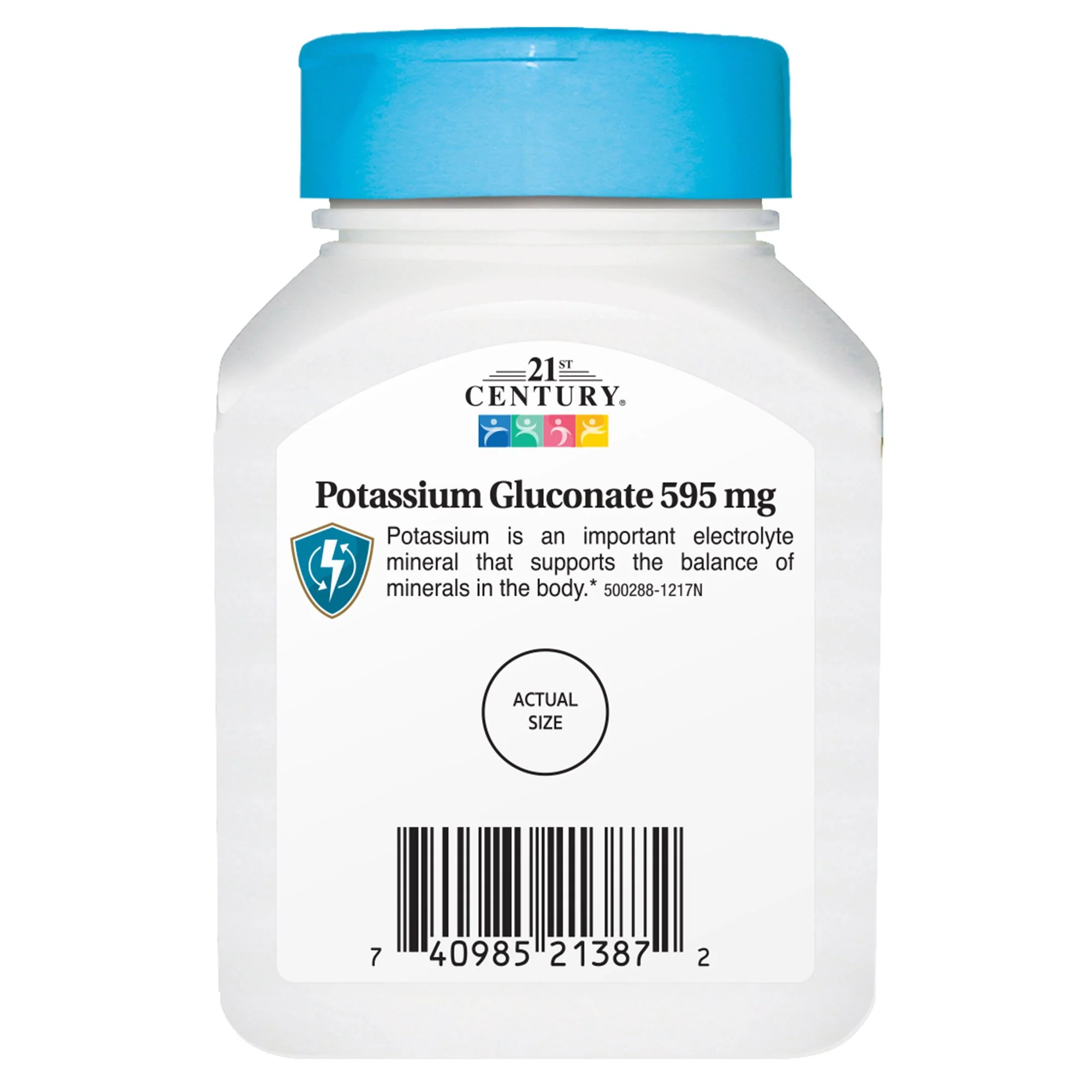 21st Century Potassium Gluconate, 595 mg, 110 Tablets - Image 8