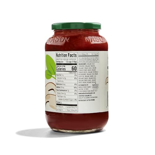 365 by Whole Foods Market, Organic Portobello Mushroom Pasta Sauce, 25 Ounce - Image 4