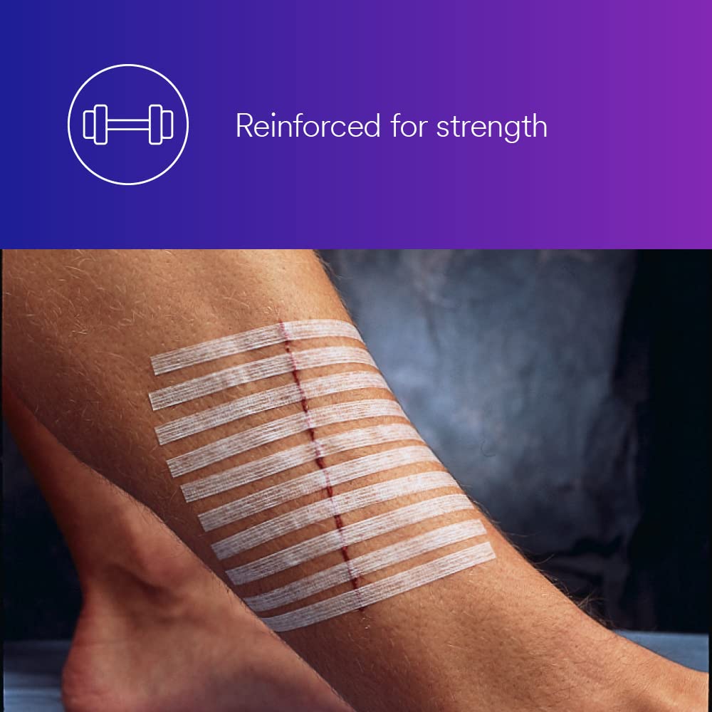 3M™ Steri-Strip™ Reinforced Adhesive Skin Closures, R1542, 1/4 in x 1-1/2 in, 50 Bag/Carton, 4 Carton/Case - Image 3