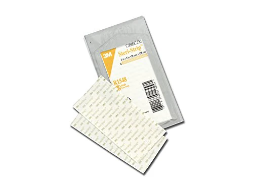 3M Steri-Strip Adhesive Skin Closures, 1" x 5", 25 Packs of 4 Strips - Image 3