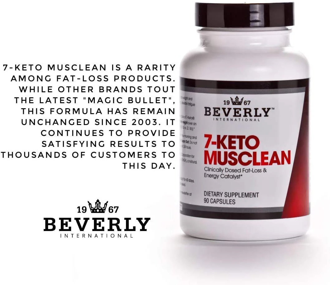 7-KETO Musclean. Lose up to 3X as Much Body Fat Without Losing Muscle Tone. Potent Thermogenic DIET Pill for Men & Women. Boost Fat-Burning Metabolism. KETO DIET - Reduce overeating. 90 caps - Image 2