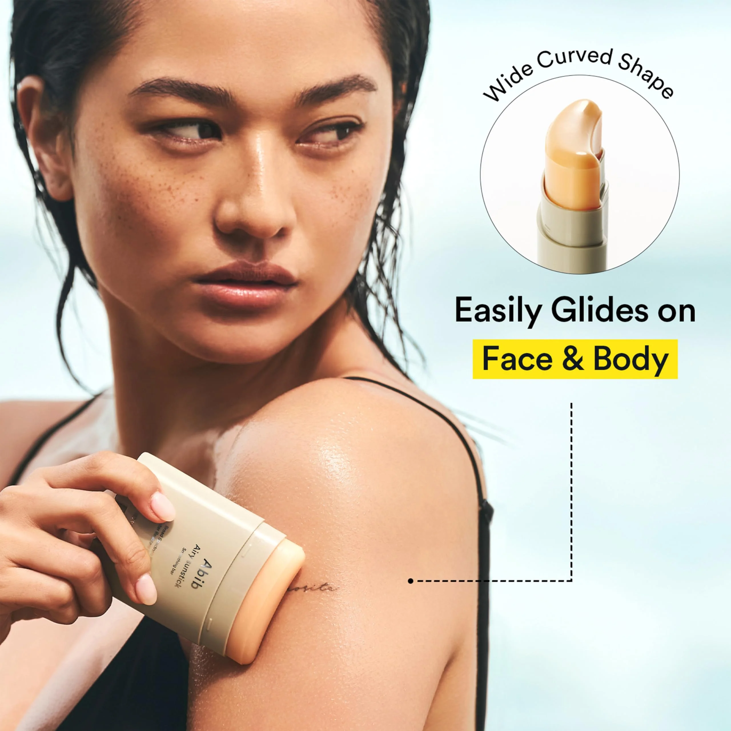 Abib Airy Sunstick Protection Bar Broad Spectrum SPF50+ 0.81 oz / 23 g (Semi-matte) | Korean Suncreen Stick Suncare Sunblock, No Whitecast, Protector Solar Barra, Water resistant - Image 6