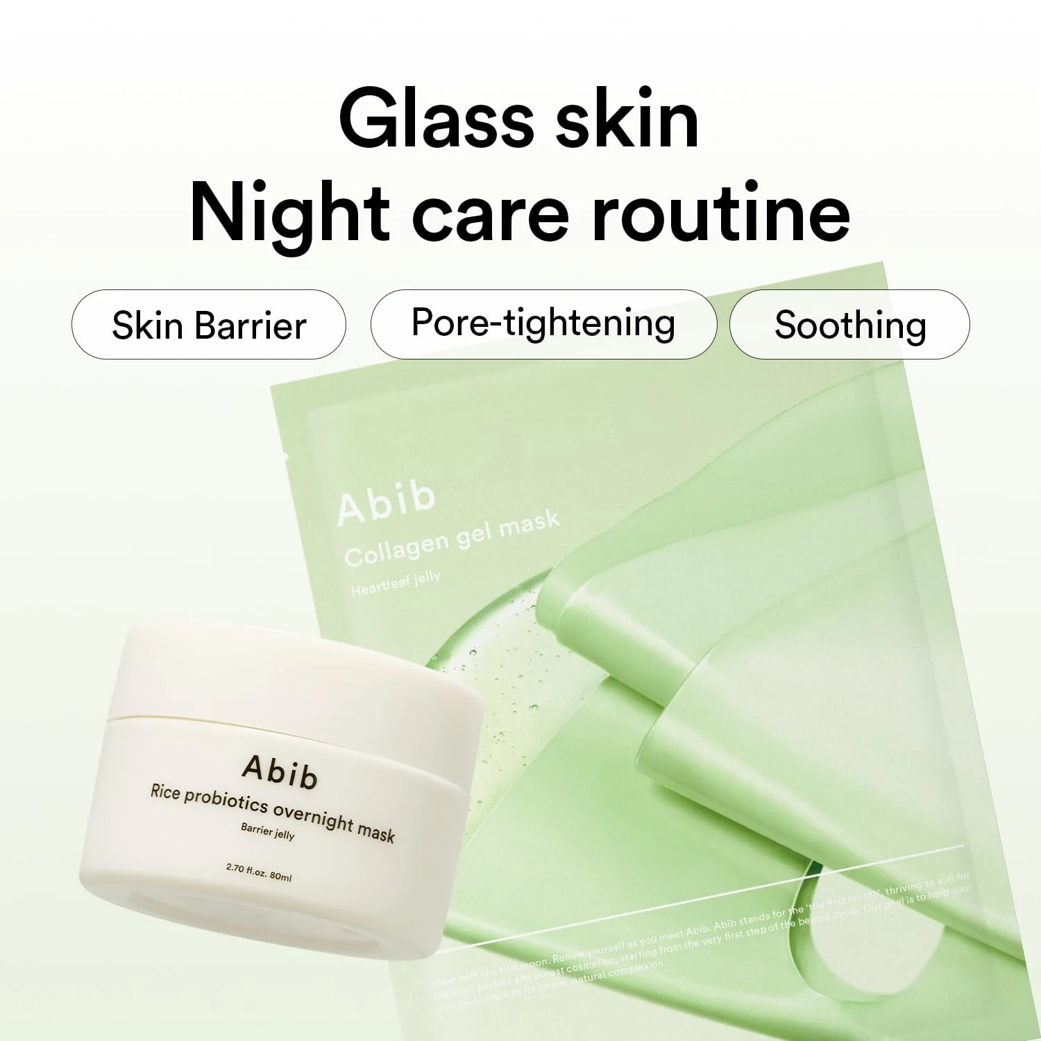 Abib Collagen Gel Mask Heartleaf Jelly 4 Sheets (Soothing) I Korean Vegan Collagen, Cooling Calming Hyaluronic Acid Hydrogel Face Mask Skin Care - Image 4