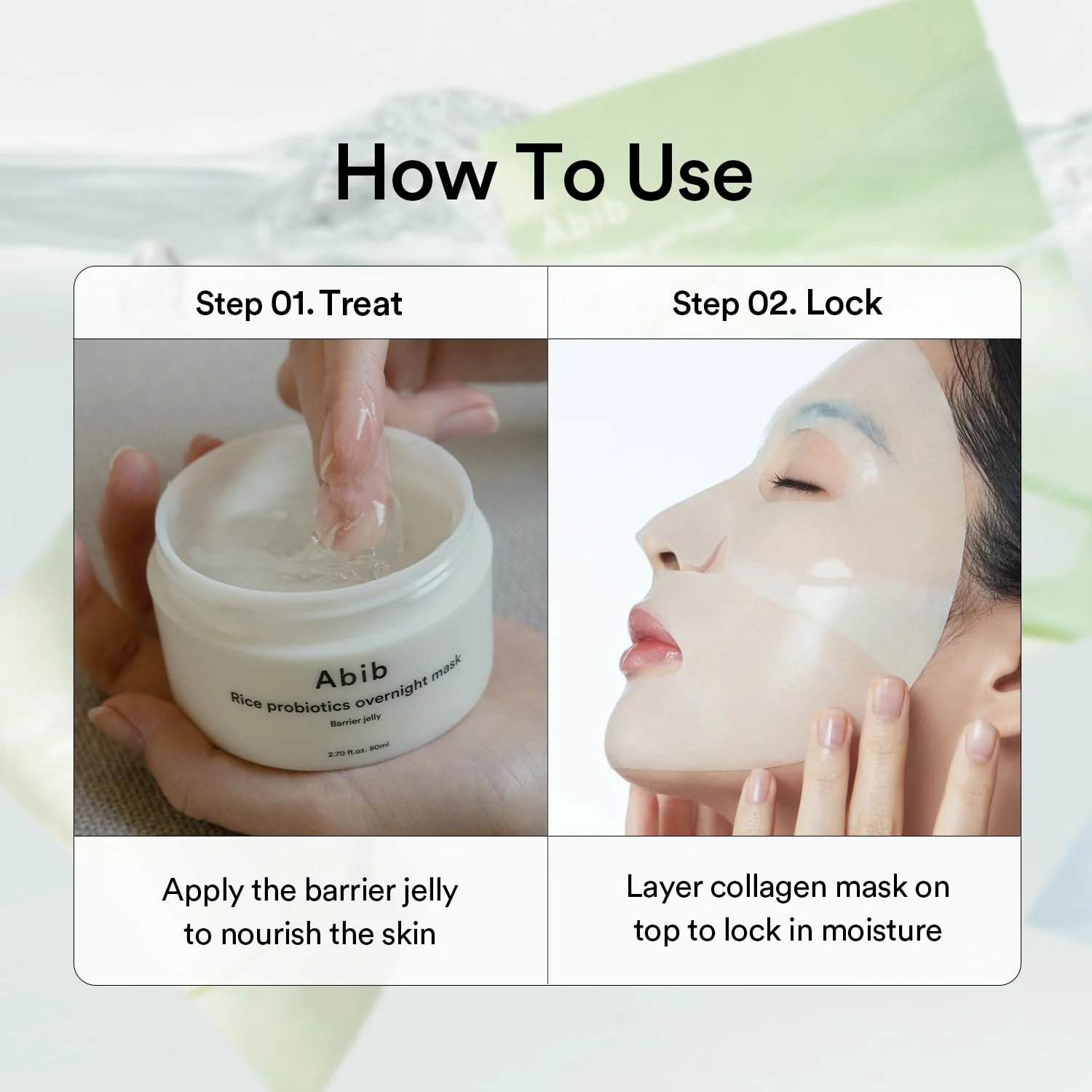Abib Collagen Gel Mask Heartleaf Jelly 4 Sheets (Soothing) I Korean Vegan Collagen, Cooling Calming Hyaluronic Acid Hydrogel Face Mask Skin Care - Image 5