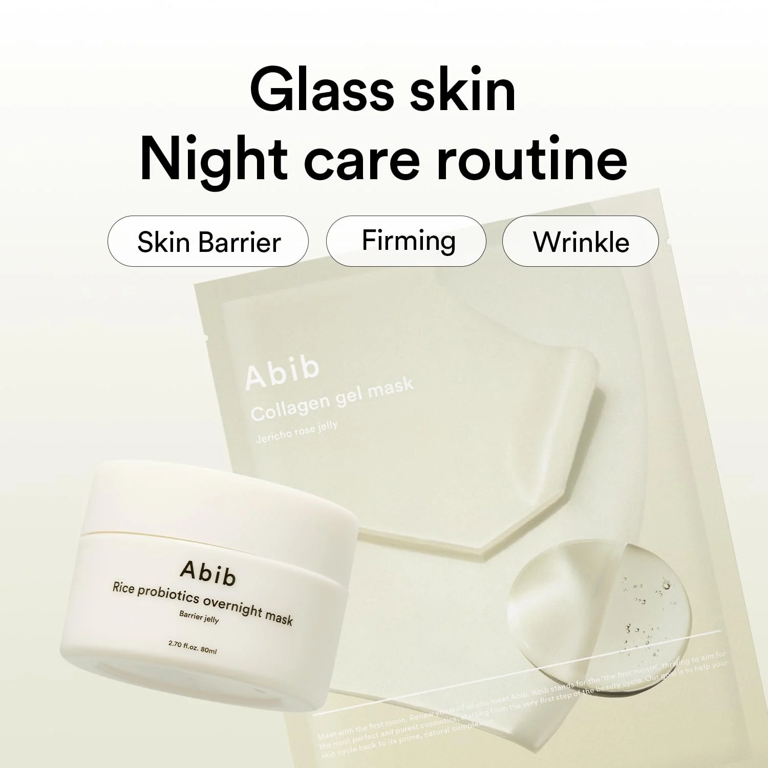 Abib Collagen Gel Mask Jericho Rose Jelly 4 Sheets (Nourishing) I Korean Vegan Collagen, Cooling Nourishing Hyaluronic Acid Hydrogel Face Mask Skin Care - Image 4