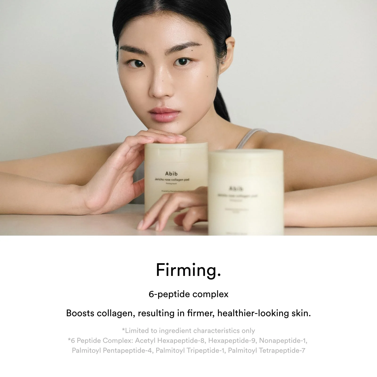 Abib Jericho Rose Collagen Pad Firming Touch 60pads 8.45 fl.oz. | Korean Anti-Aging Toner Pads for Face with Niacinamide, Collagen, Peptides, Cleansing, Disposable, Exfoliant, Skin Care - Image 3