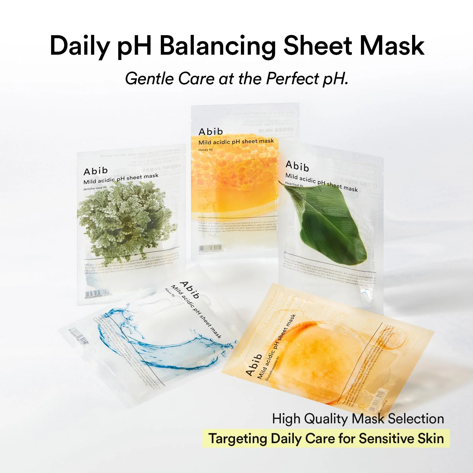 Abib Mild Acidic pH Sheet Mask Honey Fit 10 Sheets I Vitalizing Facial Mask, Propolis Glow - Image 7