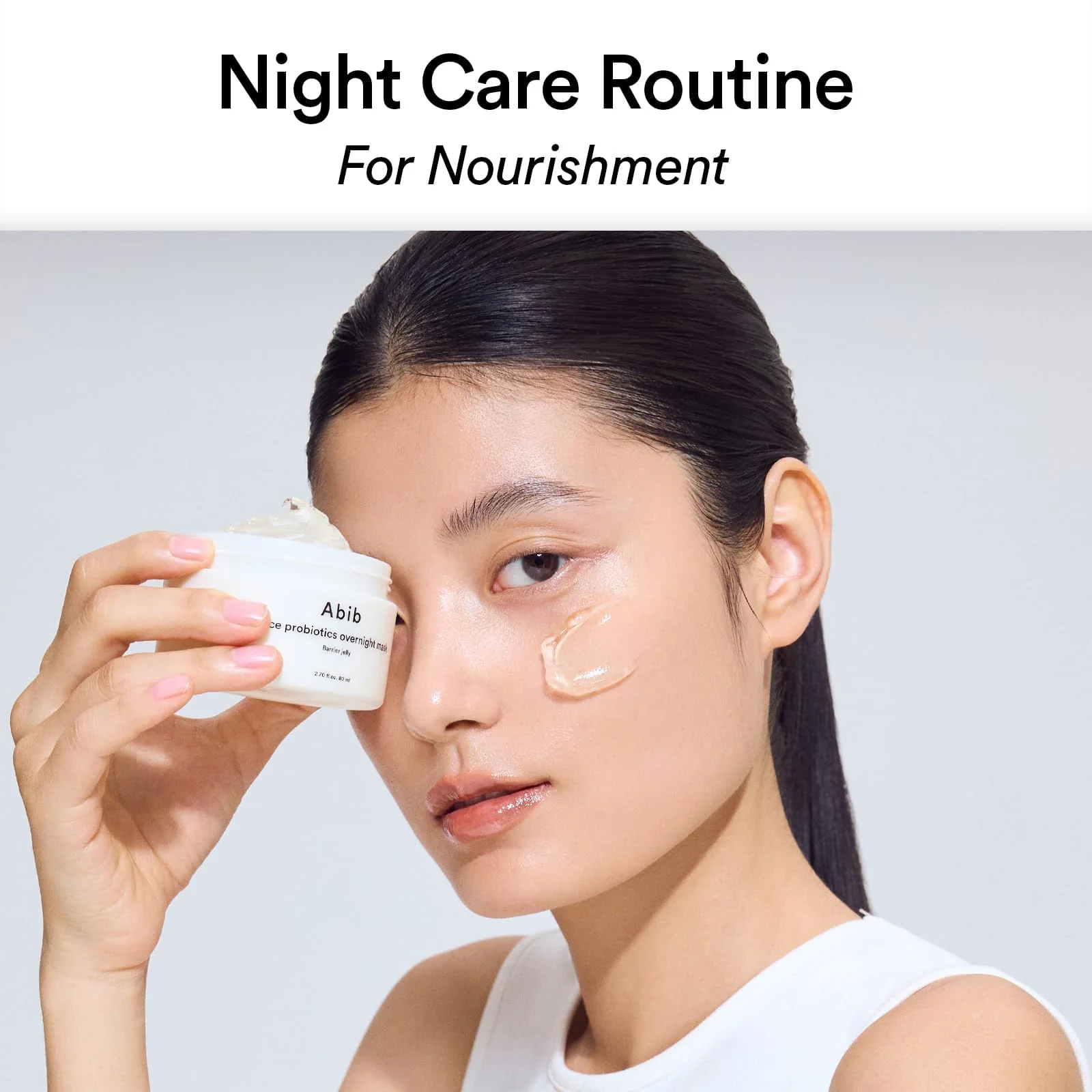 Abib Rice Probiotics Overnight Face Mask Barrier Jelly 2.7 fl oz | Korean Sleeping Mask for Glass Skin | Moisturizing & Slugging Cream - Image 8