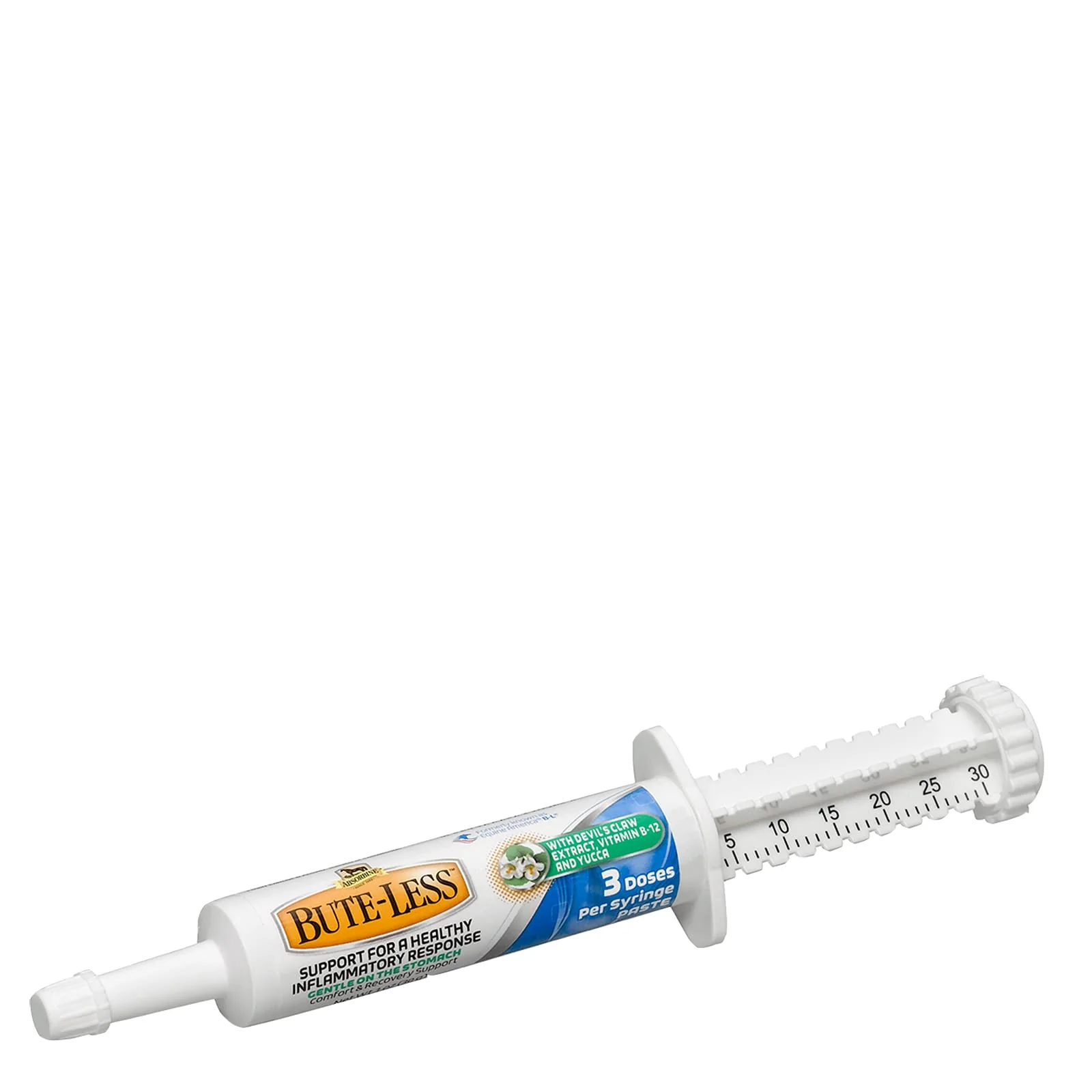 Absorbine Bute-Less Long-Term Horse Comfort & Recovery Supplement Paste, Gentle on Stomach, Devil’s Claw, Vitamin B-12, Yucca, 1oz Syringe / 3 Doses - Image 2