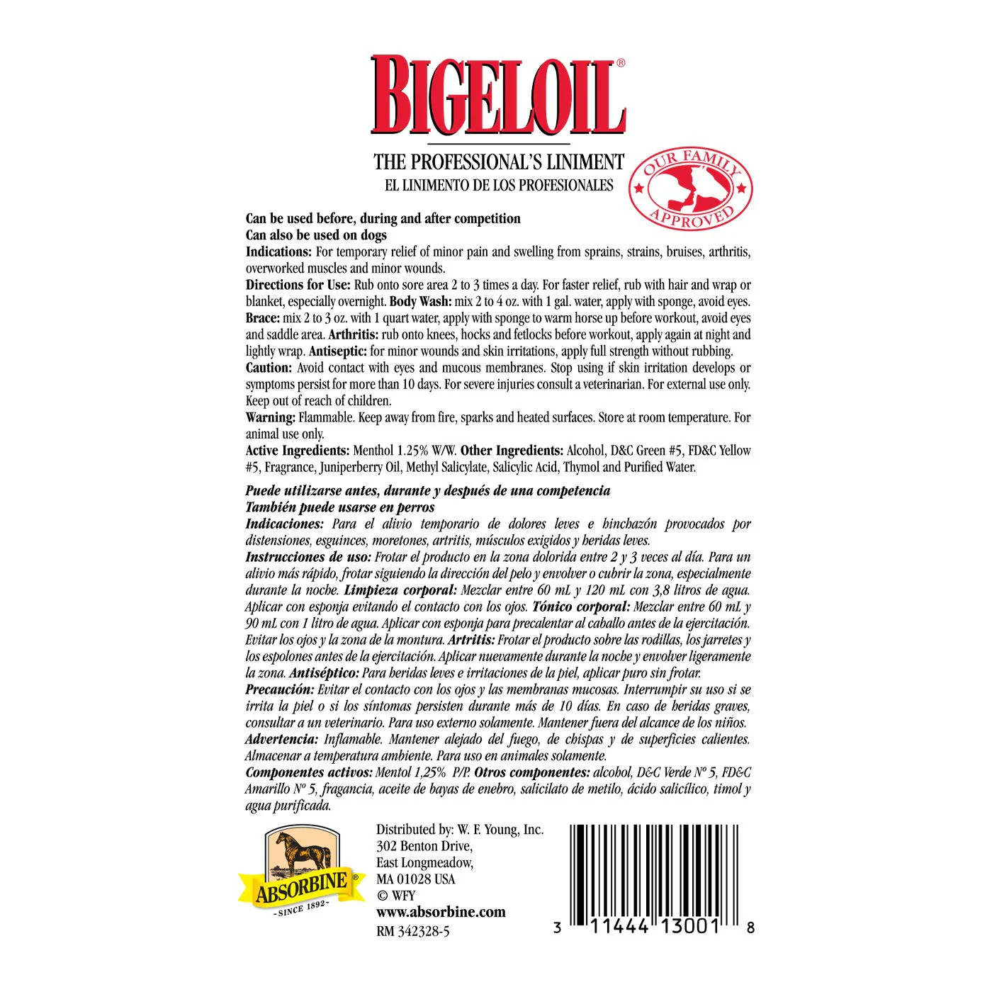 Absorbine Liquid Liniment Gallon - Image 2
