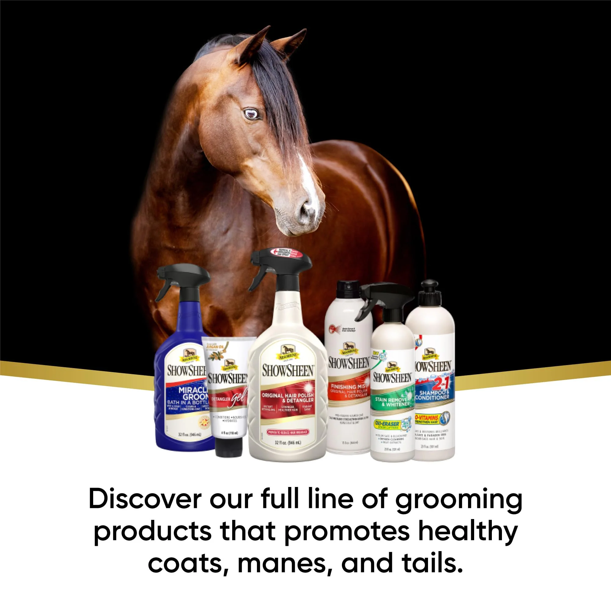 Absorbine ShowSheen Detangler Gel for Coat, Mane & Tail, Moroccan Argan Oil, Tackles Toughest Knots on Horses, Dogs & Livestock, 4oz - Image 4