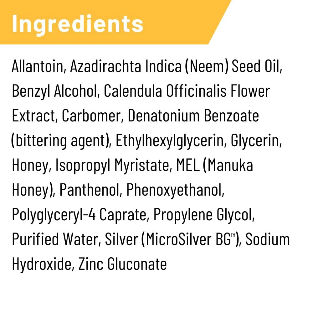 Absorbine Silver Honey Hot Spot & Wound Care Spray Gel 8oz Bottle, Manuka Honey & MicroSilver BG, Medicated for Dogs, Cats, Small Animals - Image 5