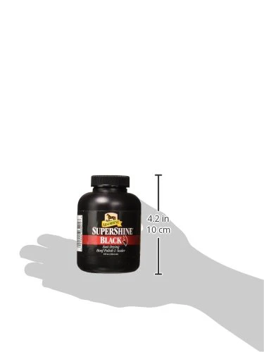 Absorbine SuperShine Hoof Polish and Sealer, Quick Dry Formula, Black High Gloss, 8oz - Image 2