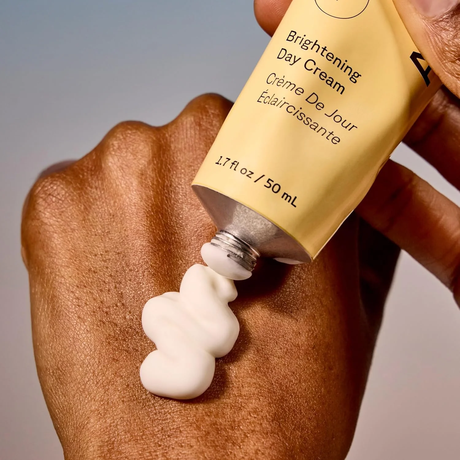 Acure Brightening Day Cream - Cica Cream, Anti Aging Moisturizer to Brighten for Women & Men, Facial Lotion, Skincare with Argan Oil to Replenish, Tone Dry Skin & Hydrate, Cruelty Free - 1.7 fl oz - Image 3