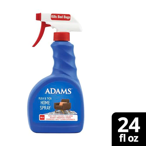 ADAMS Flea & Tick Home Spray for Indoor House Treatment, Kills Bed Bugs, Fleas, & Ticks, for Carpet, Furniture & Pet Bedding, Controls Fleas, Ticks, Bed Bugs, Cockroaches, Spiders & Mosquitoes, 24 oz - Image 2