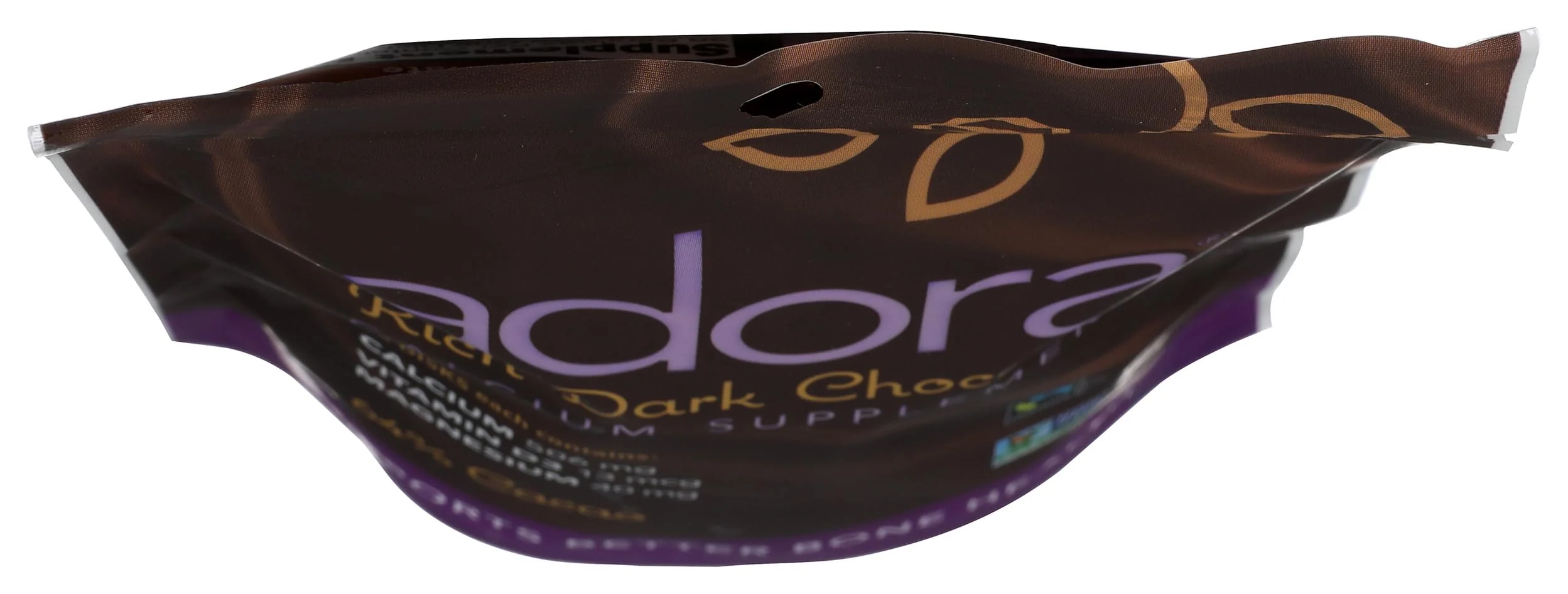 Adora Calcium Supplement Disk, Dark Chocolate, 30 Count - 500 mg - Image 5