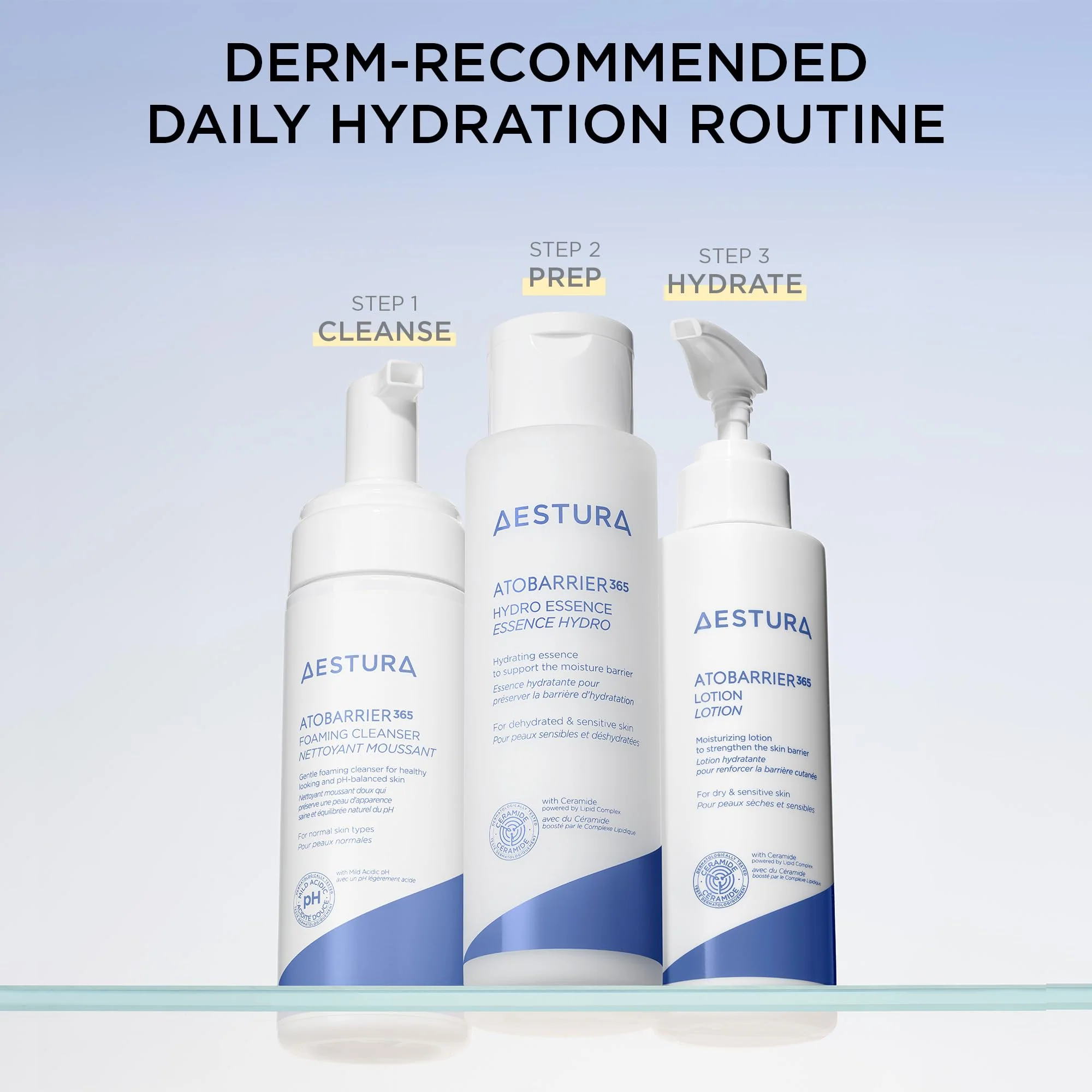 AESTURA ATOBARRIER365 Lightweight Korean Face Moisturizer with Ceramides | Strengthens Barrier, Fast-Absorbing Hydration, Suitable for Dry, Normal & Sensitive Skin, 150ML / 5.07 fl. Oz. - Image 4
