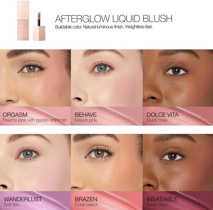 Afterglow Liquid Blush - Brazen by NARS for Women - 0.23 oz Blush - Image 4