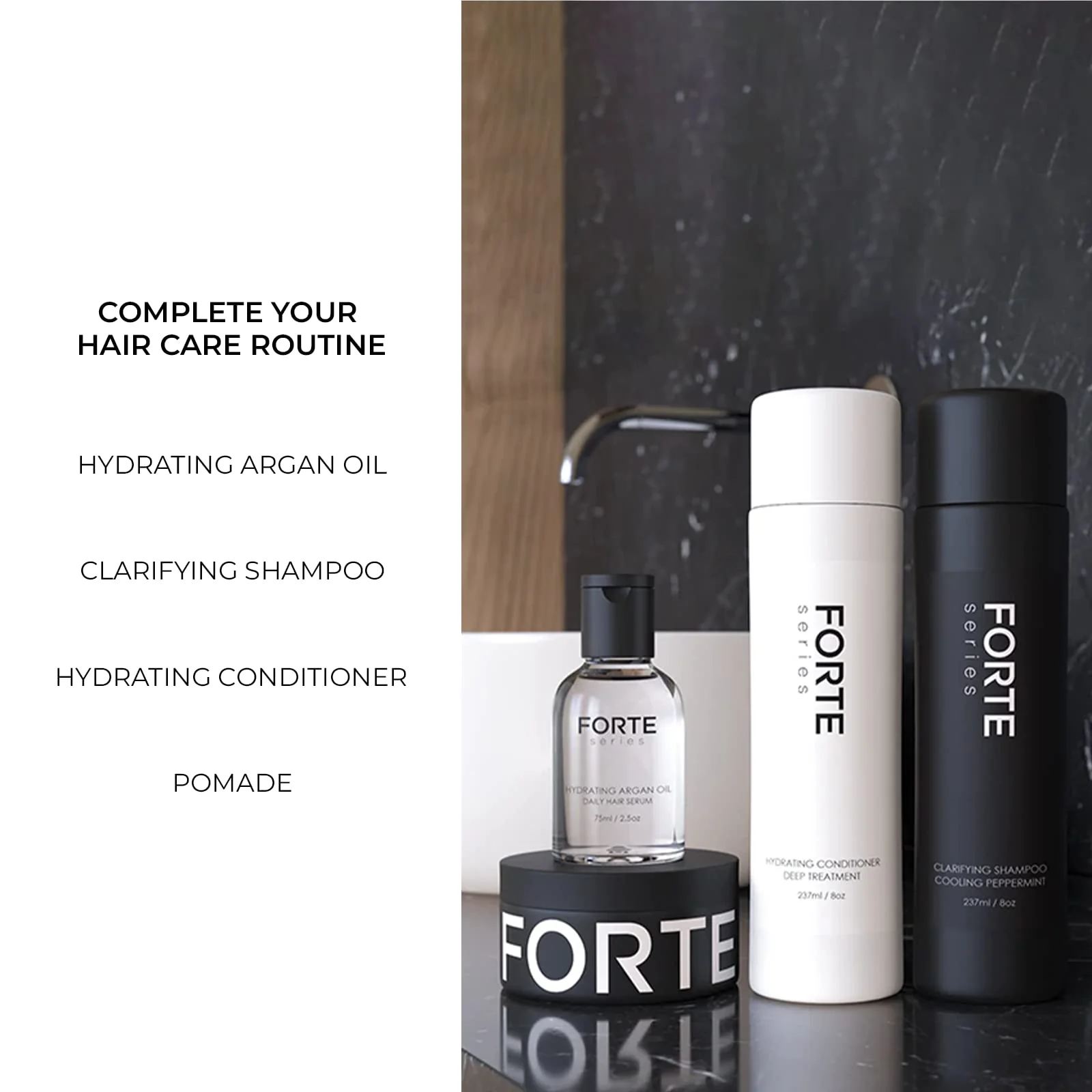 Alex Costa Clarifying Shampoo for Men by Forte Series Hydrating & Clarifying Shampoo for Build Up Removal Hair (8 Oz) - Image 3