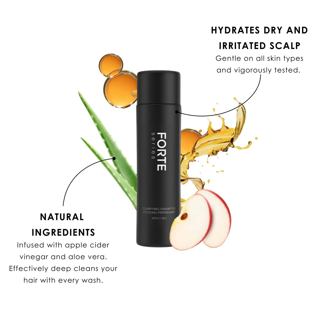 Alex Costa Clarifying Shampoo for Men by Forte Series Hydrating & Clarifying Shampoo for Build Up Removal Hair (8 Oz) - Image 7