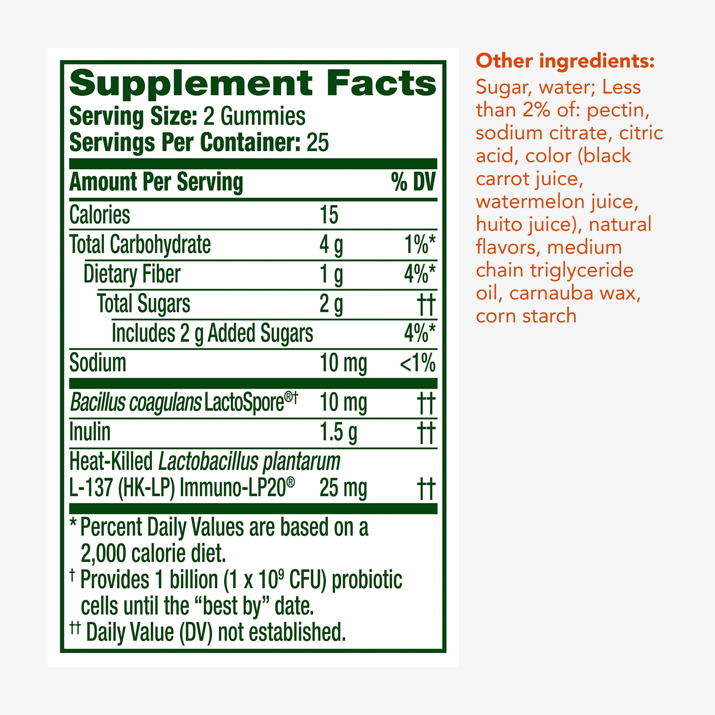 Align Probiotic, 3-in-1 Biotic Gummies, Prebiotic + Probiotic + Postbiotic, #1 Doctor Recommended Probiotic Brand‡, Helps Relieve Occasional Bloating*, BlackBerry Flavor, 50 Gummies - Image 3