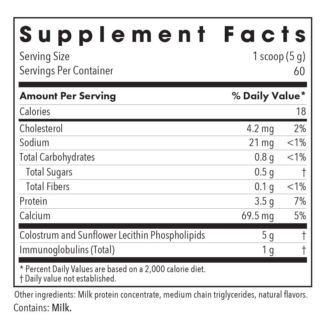 Allergy Research Group Phospholipid Colostrum Supplement - Colostrum Powder, Bovine Colostrum for Humans, Colostrum for Adults, Sunflower Phospholipids - 1 Container (60 Day Supply) - Image 7