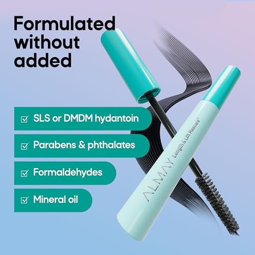 Almay Lengthening Mascara, Volume & Lift, Eye Makeup, Hypoallergenic and Fragrance Free (Packaging May Vary), 020 Black Brown, 0.24 fl oz - Image 2