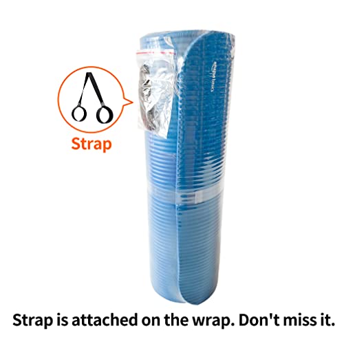 Amazon Basics 1/2 Inch Extra Thick Exercise Yoga Mat with Carrying Strap for Home Workouts and Fitness, Non-Slip, Cushioned Support, 74" x 24" x 0.5", Blue - Image 3