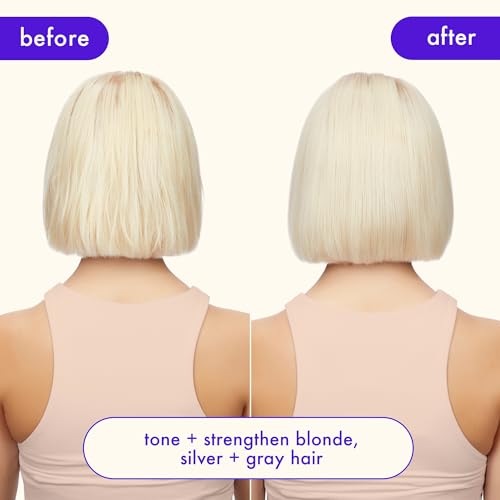 amika bust your brass cool blonde strength repair shampoo, 500ml - Image 4