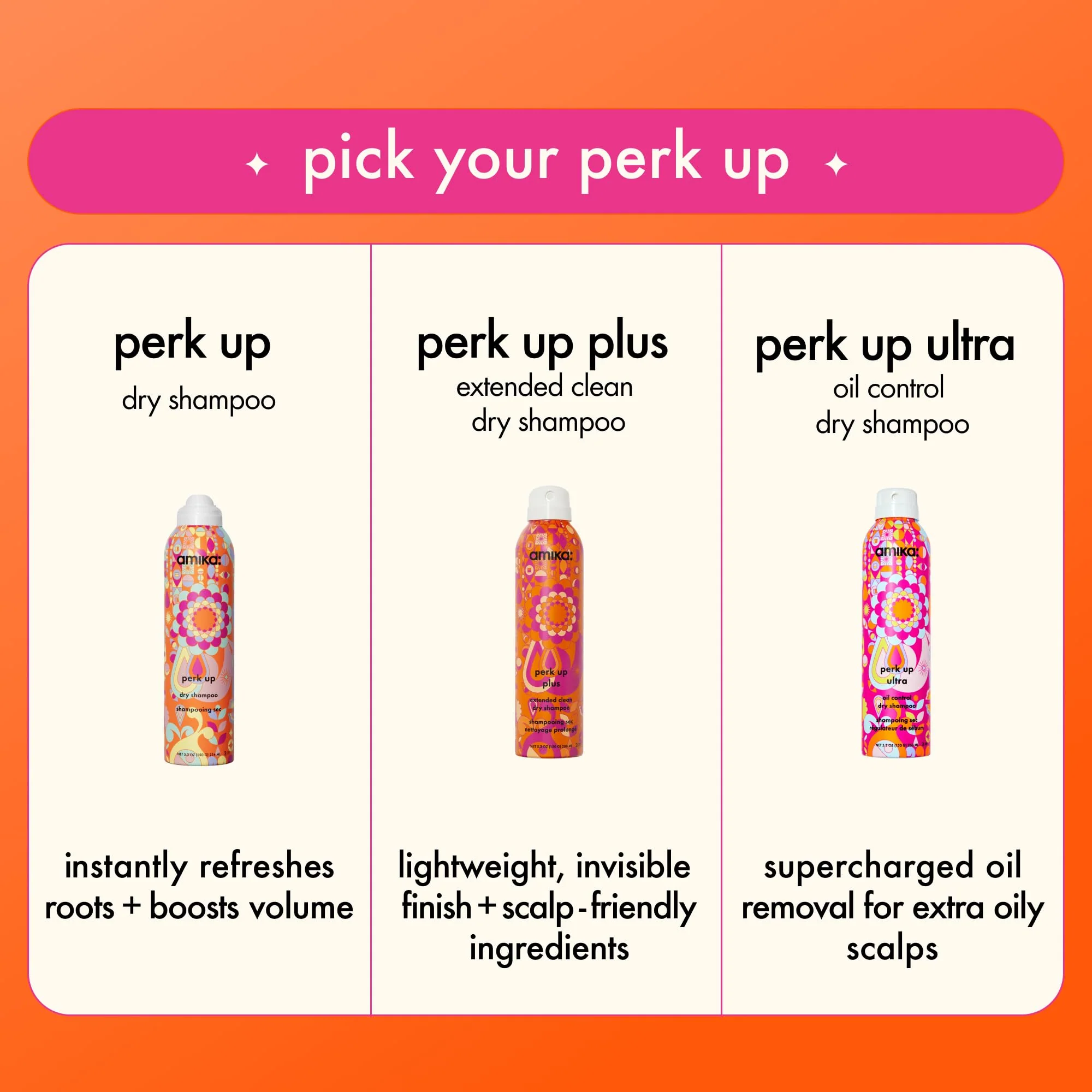 amika Perk Up Ultra Oil Control Dry Shampoo, 1.8oz - Image 5