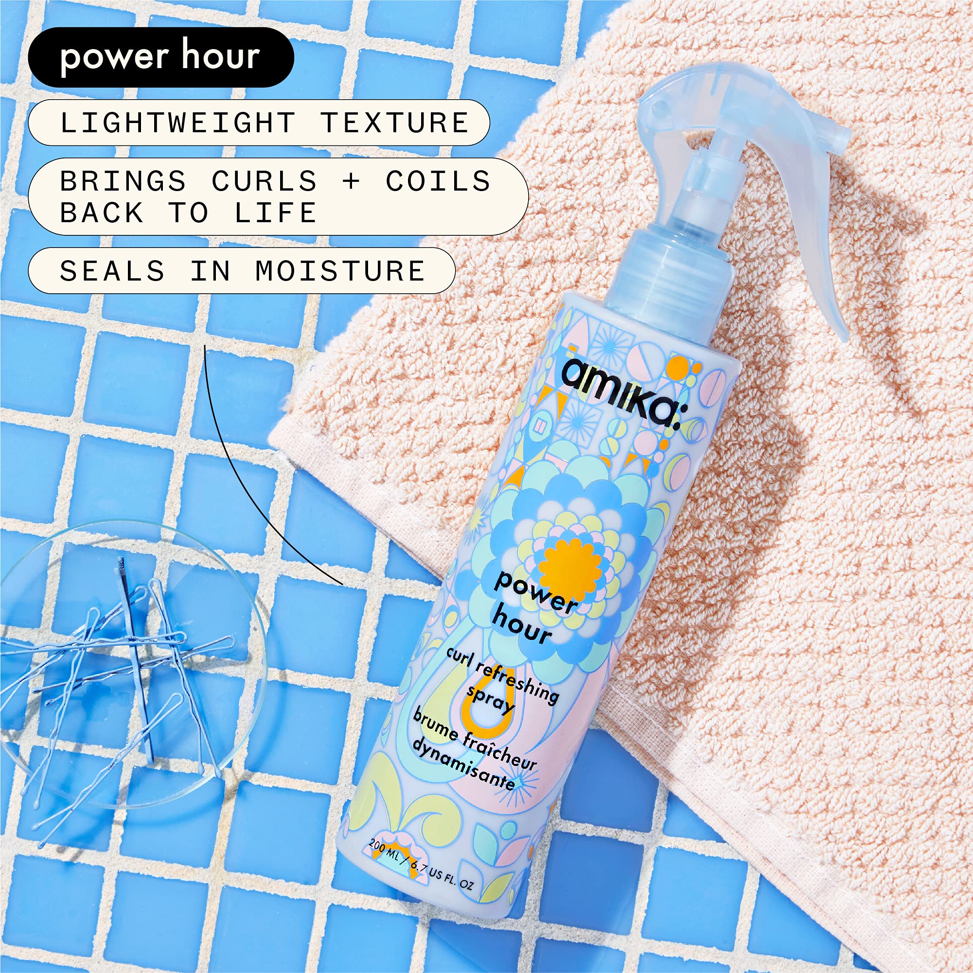 amika power hour curl refreshing spray - Image 3