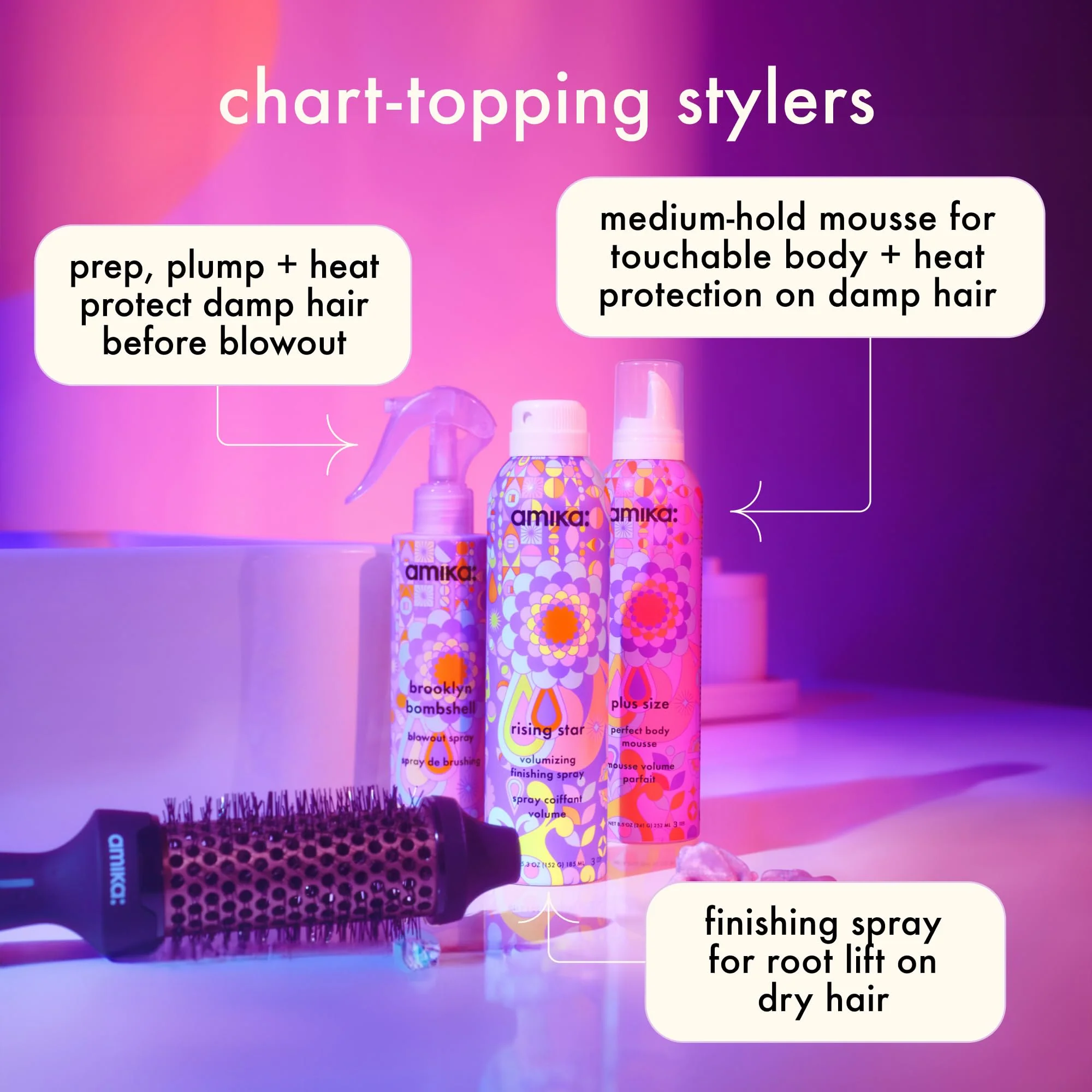amika rising star volumizing finishing spray, 5.3oz - Image 5