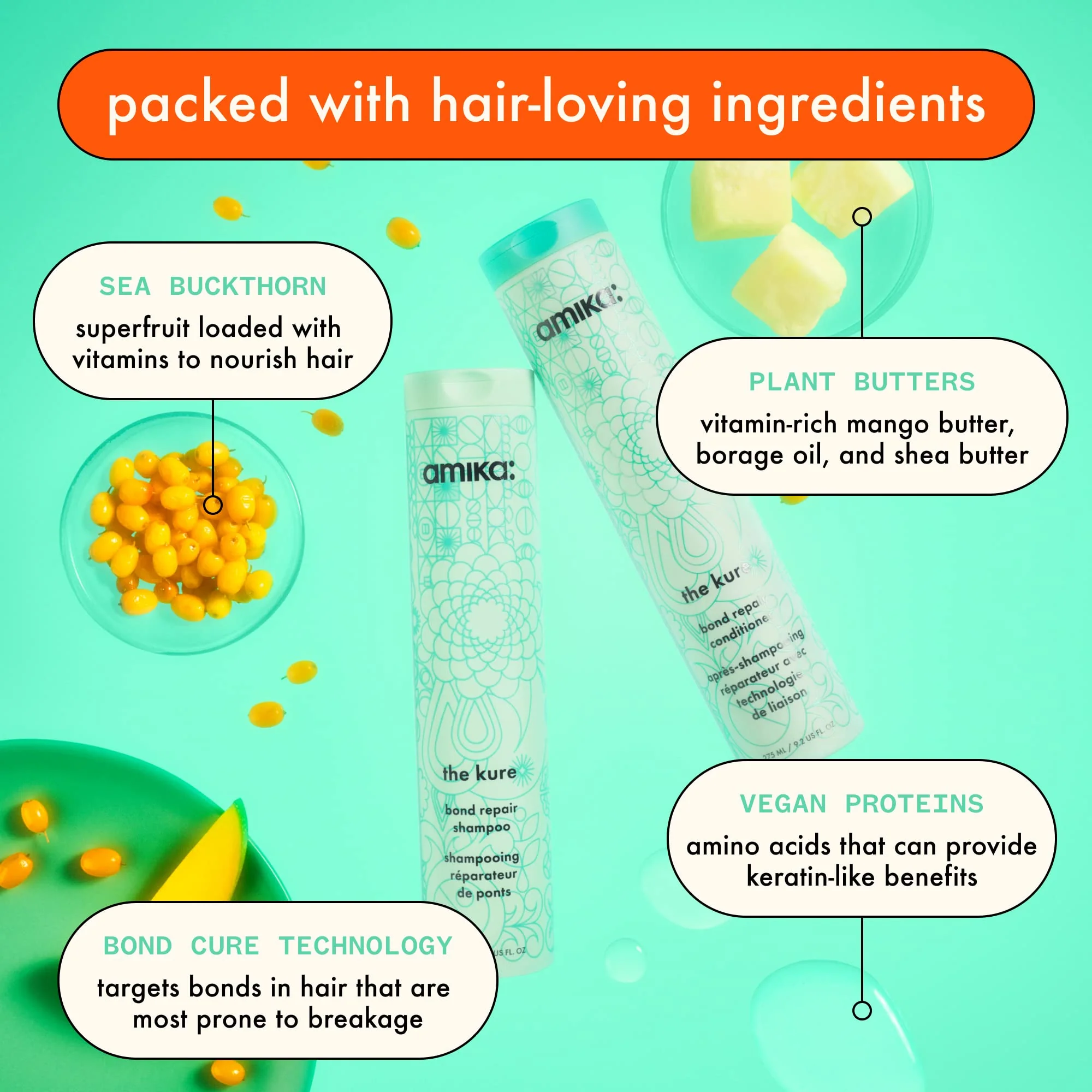 amika super strength repair wash + care set - Image 4