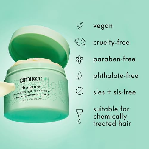 amika the kure intense strength repair mask, 500ml - Image 2