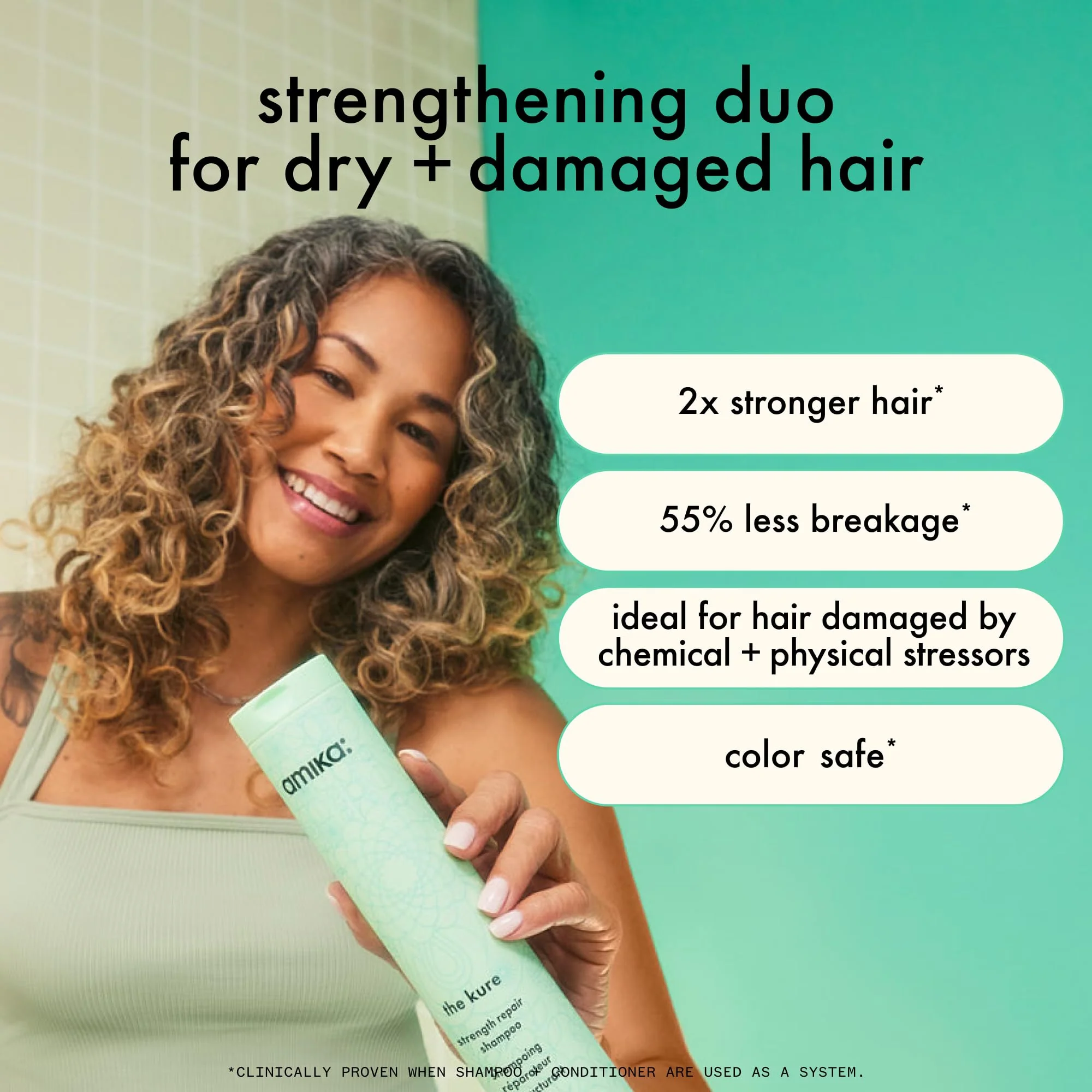 amika the kure strength repair conditioner, 500ml - Image 8