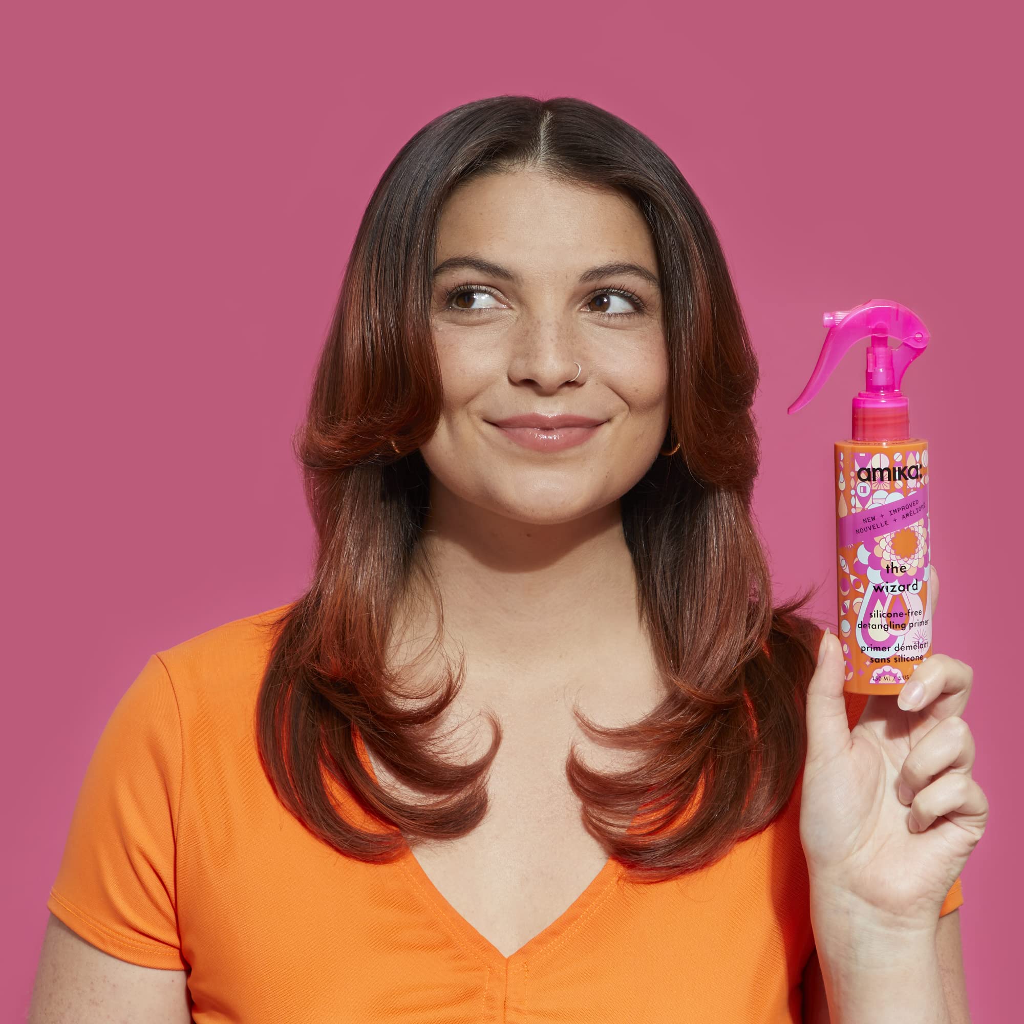 amika the wizard silicone-free detangling primer, 150ml - Image 3