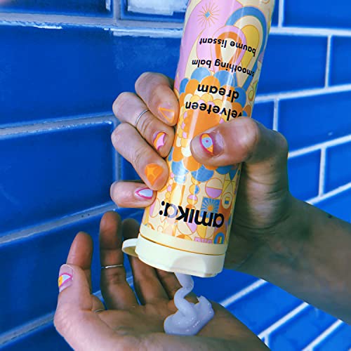 amika velveteen dream smoothing balm | tames frizzy hair, styling cream with heat protection & UV filters - Image 2